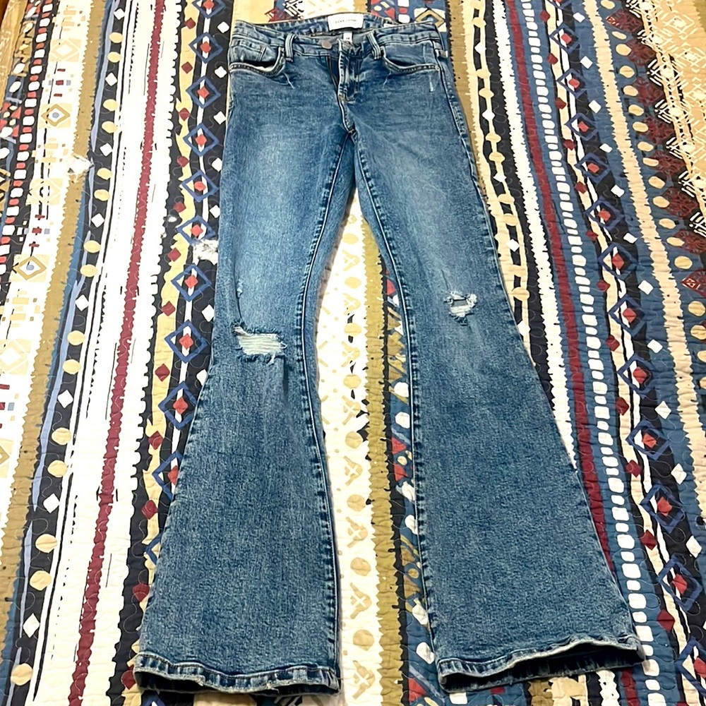 Brand: Dear John Size: 24 light wash and mid wash